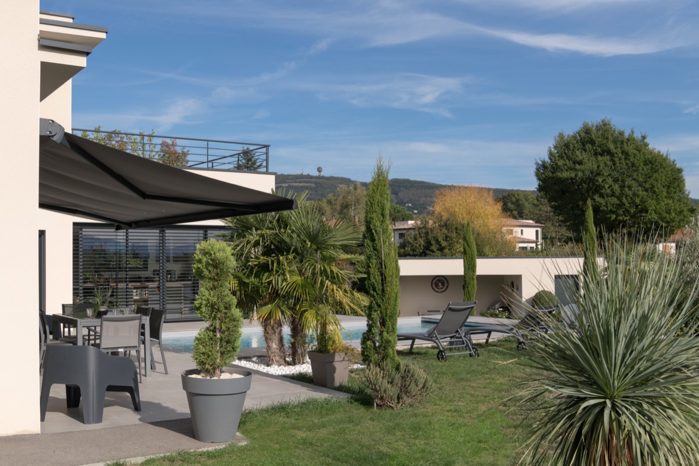 Maison contemporaine Elytis toit plat